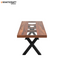 Akira-Hana Solid Wood Sheesham 6 Seater Dining Set With Glass