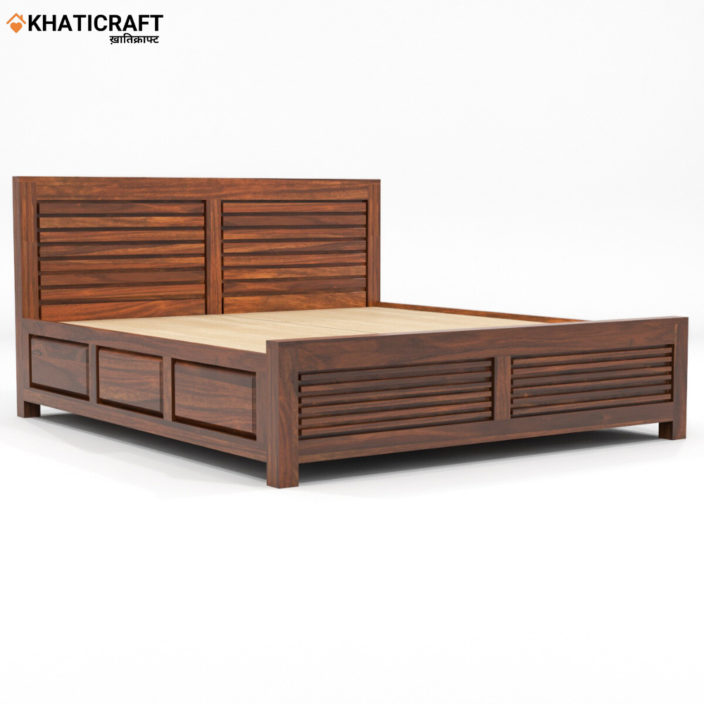 Dhara Solid Wood Sheesham Bed