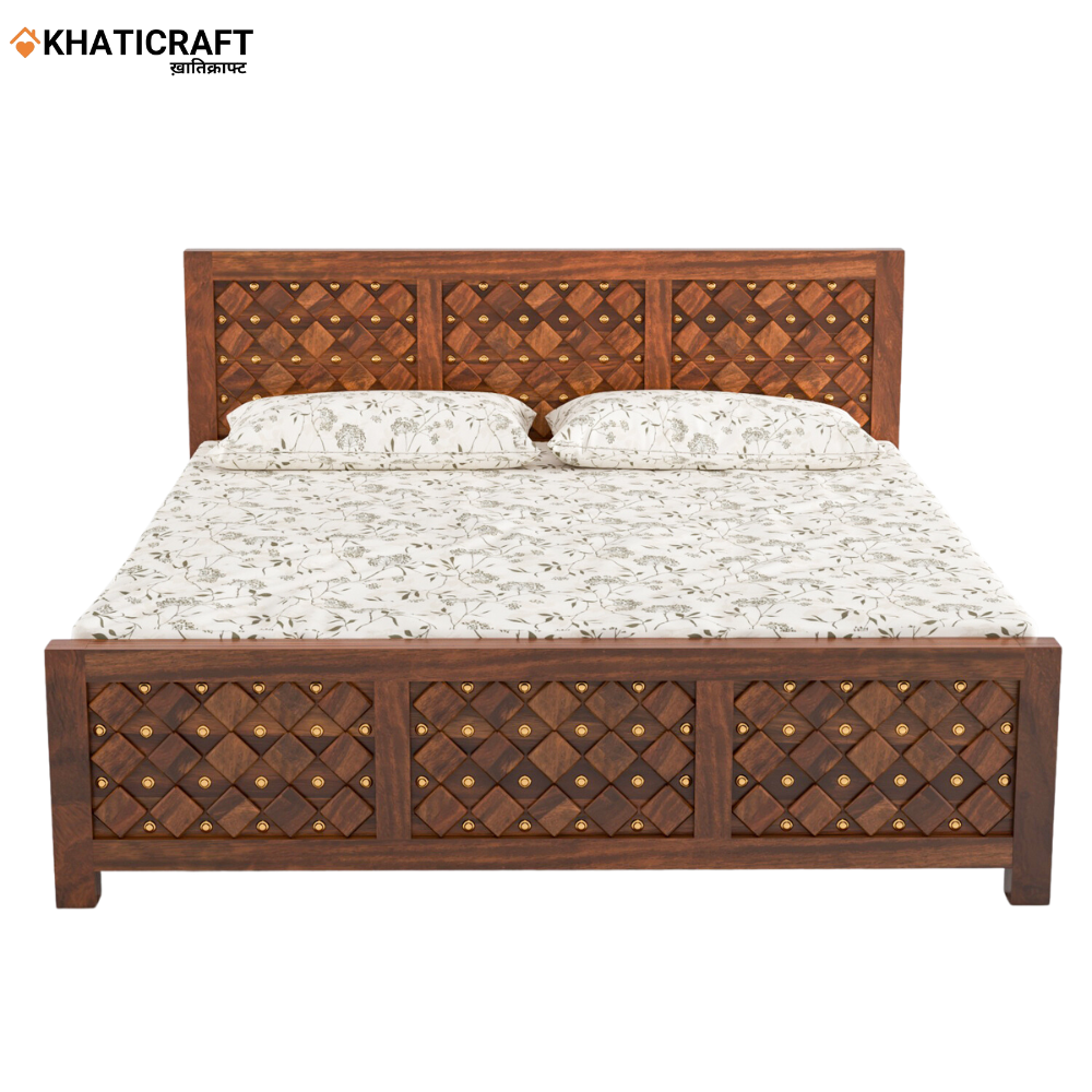 Giri Solid Wood Sheesham Bed