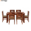 Hina Ulka Solid Wood Sheesham 6 Seater Dining Set With Cushion