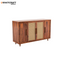 Naira Solid Wood Sheesham Sideboard With Rattan