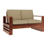 Vitra Solid Wood Sheesham 5 Seater Sofa