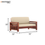 Molai Solid Wood Sheesham 2 Seater Sofa
