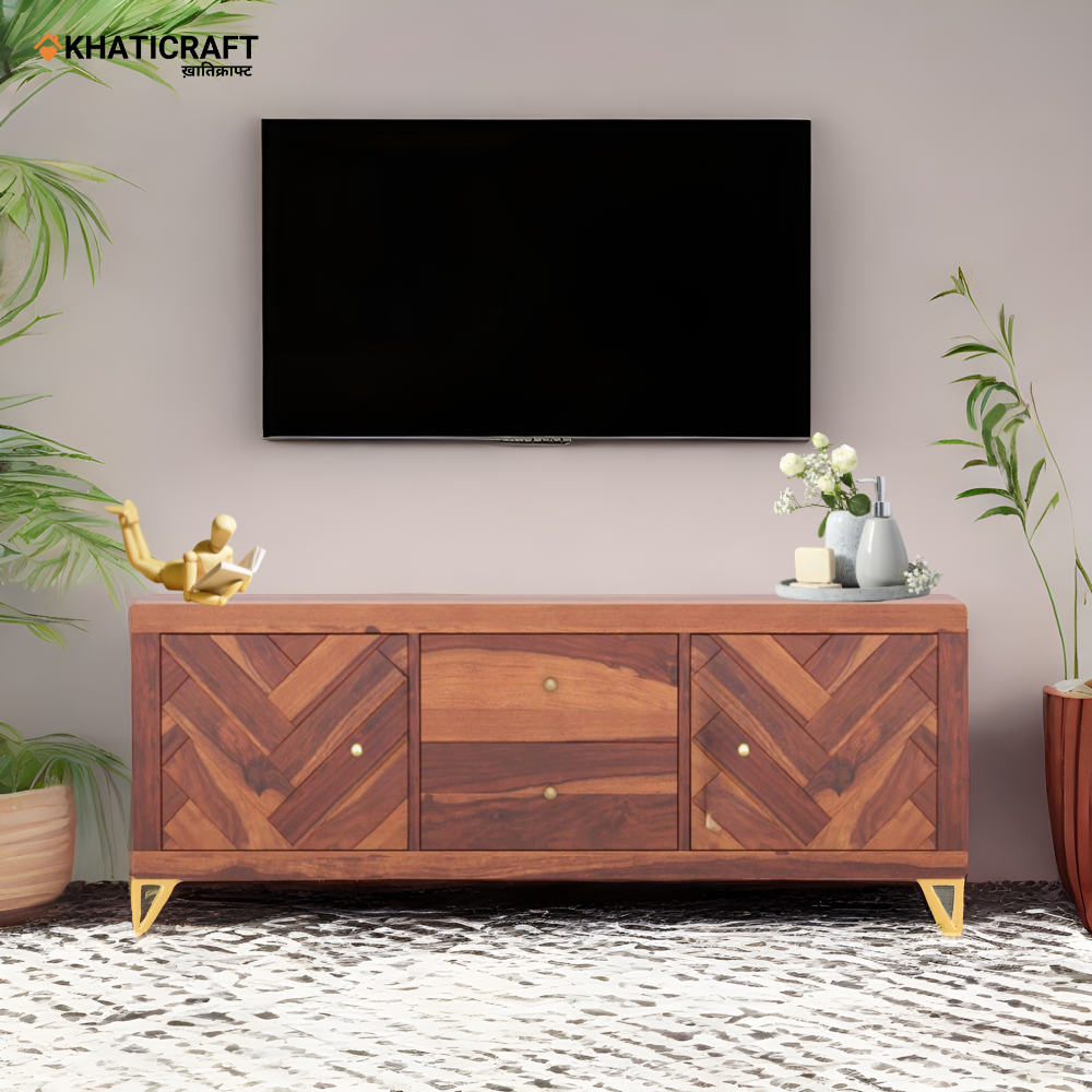 Antara Solid Wood Sheesham TV Unit