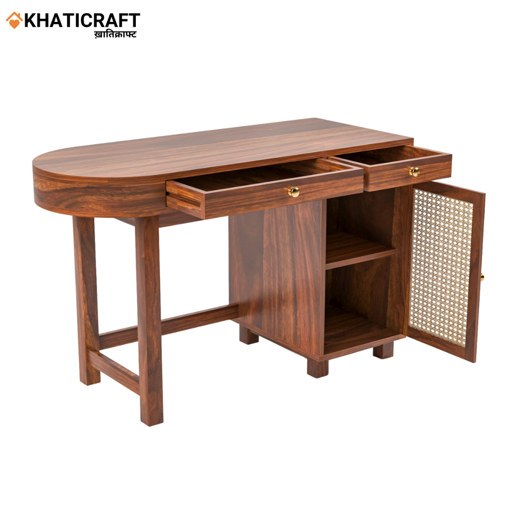 Rukm Solid Wood Sheesham Study Table