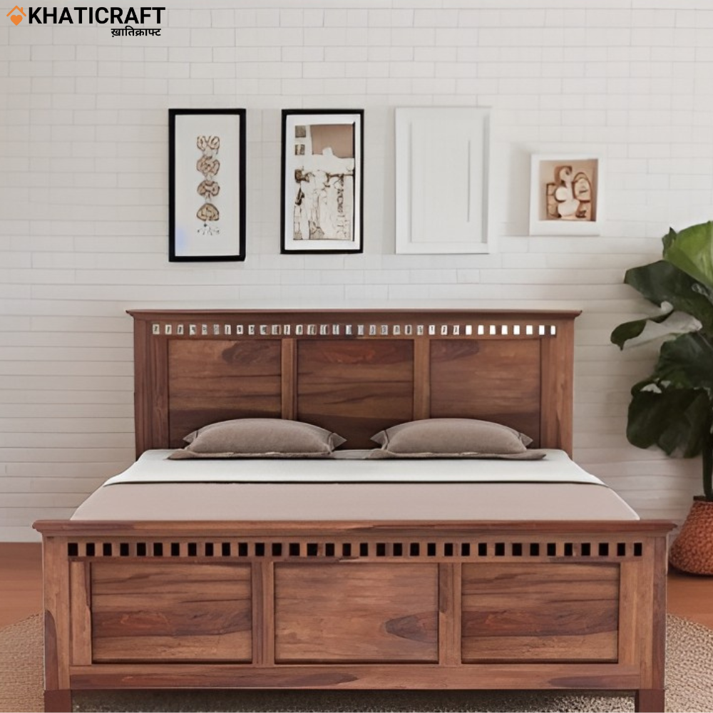 Kuber Solid Wood Sheesham Bed