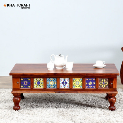 Chitra Solid Wood Sheesham Coffee Table