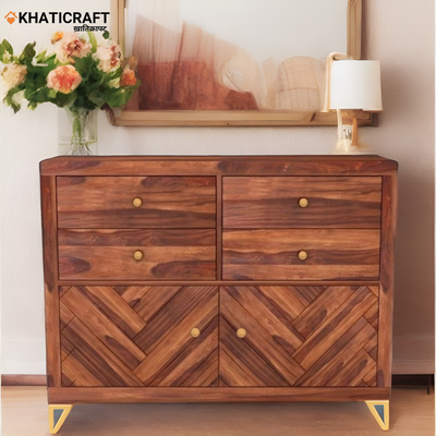 Antara Solid Wood Sheesham Chest of Drawer