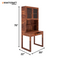 Arya-1 Solid Wood Sheesham Study Table With Mount Bookshelf