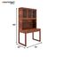 Arya-2 Solid Wood Sheesham Study Table With Mount Bookshelf