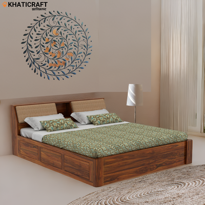 Ikshya Solid Wood Sheesham Bed