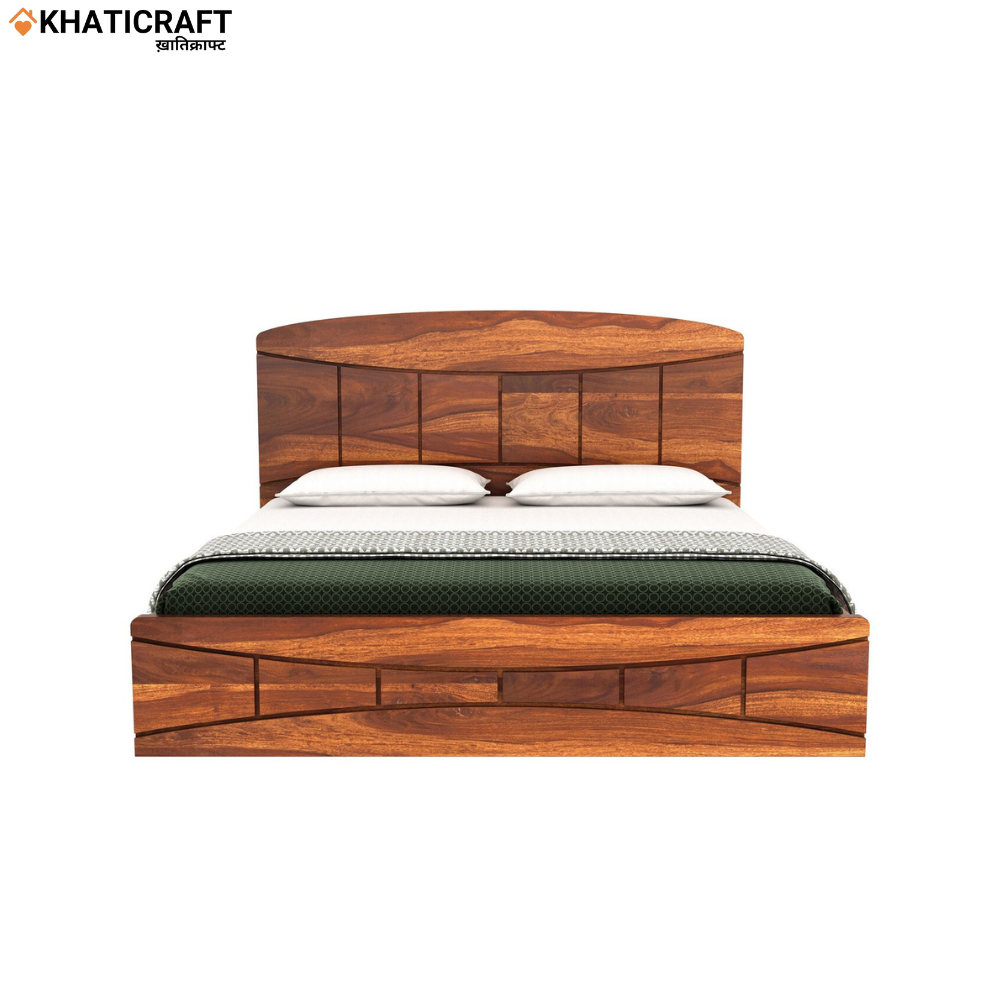 Maan Solid Wood Sheesham Without Storage Bed
