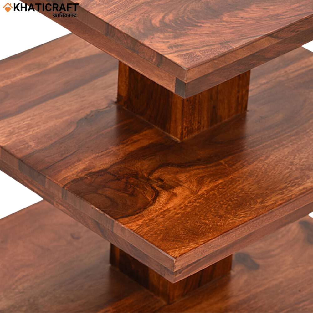 Hina Solid Wood Sheesham Side End Table