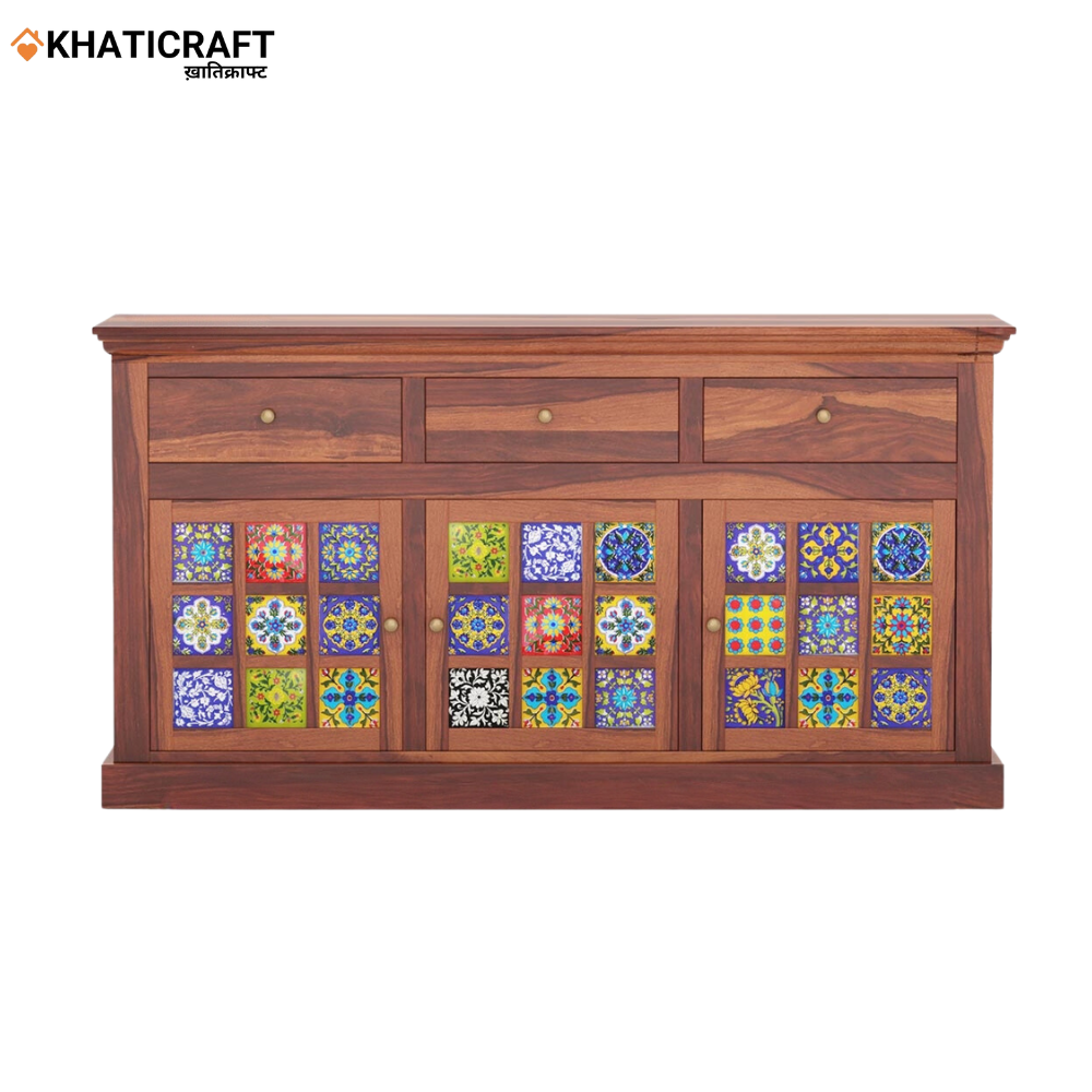 Chitra Solid Wood Sheesham Sideboard