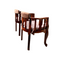 Usha Solid Wood Sheesham Armrest Chair(Set of 2)