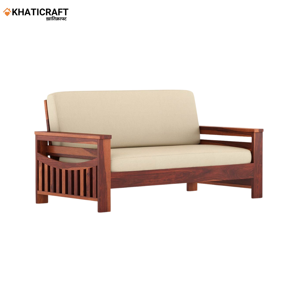 Molai Solid Wood Sheesham 5 Seater Sofa