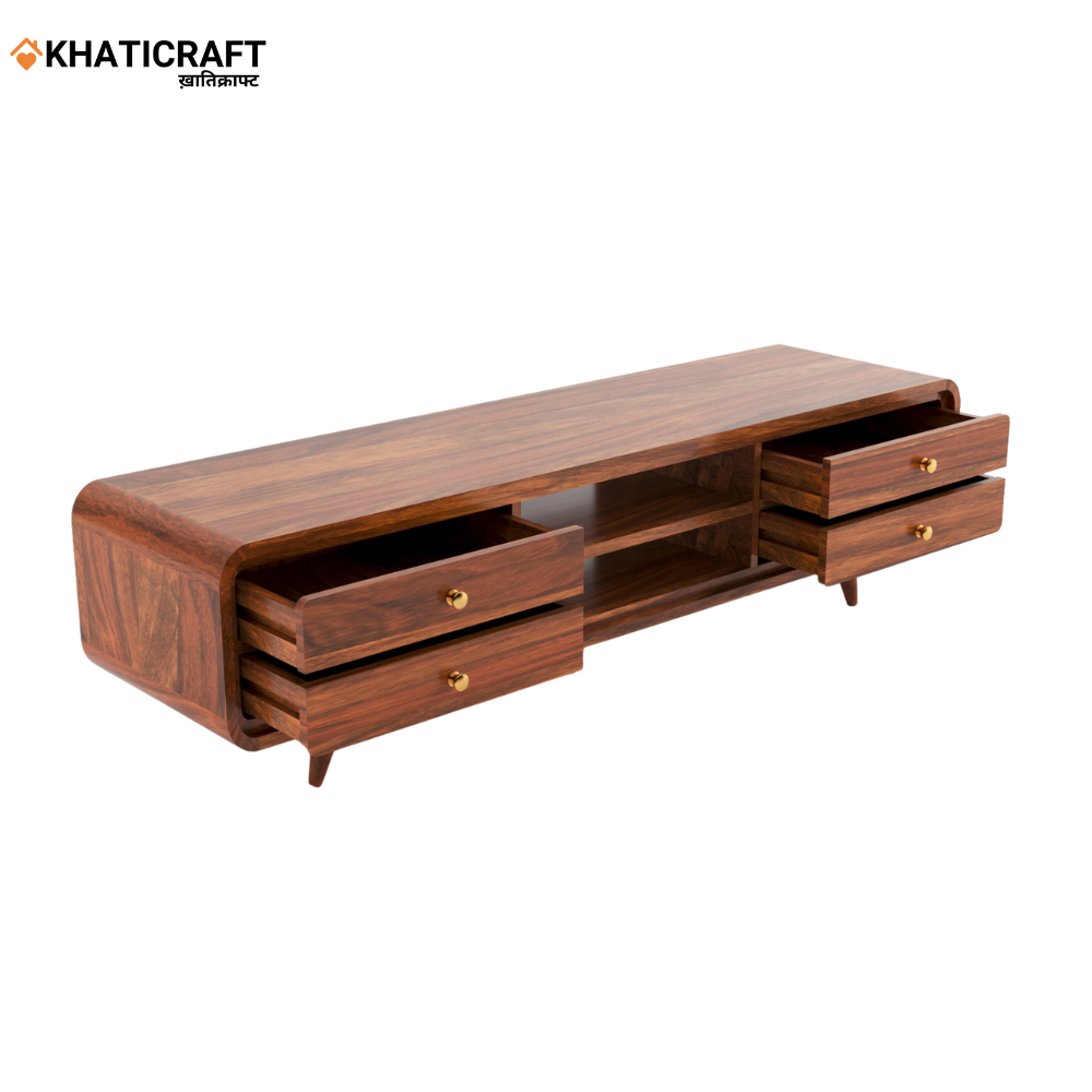 Chavi Solid Wood Sheesham TV Unit