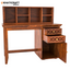 Mira Solid Wood Sheesham Study Table With Chavi Wallshelf Open View