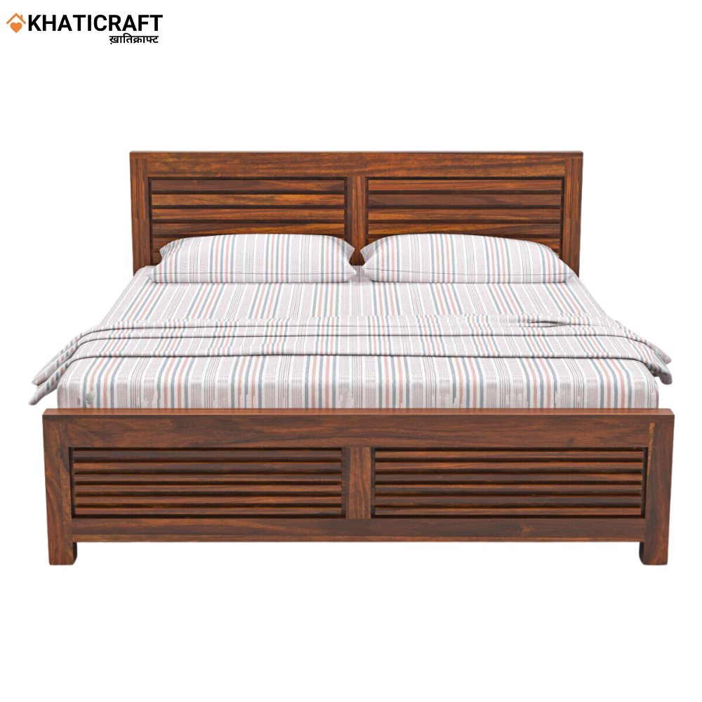 Dhara Solid Wood Sheesham Bed