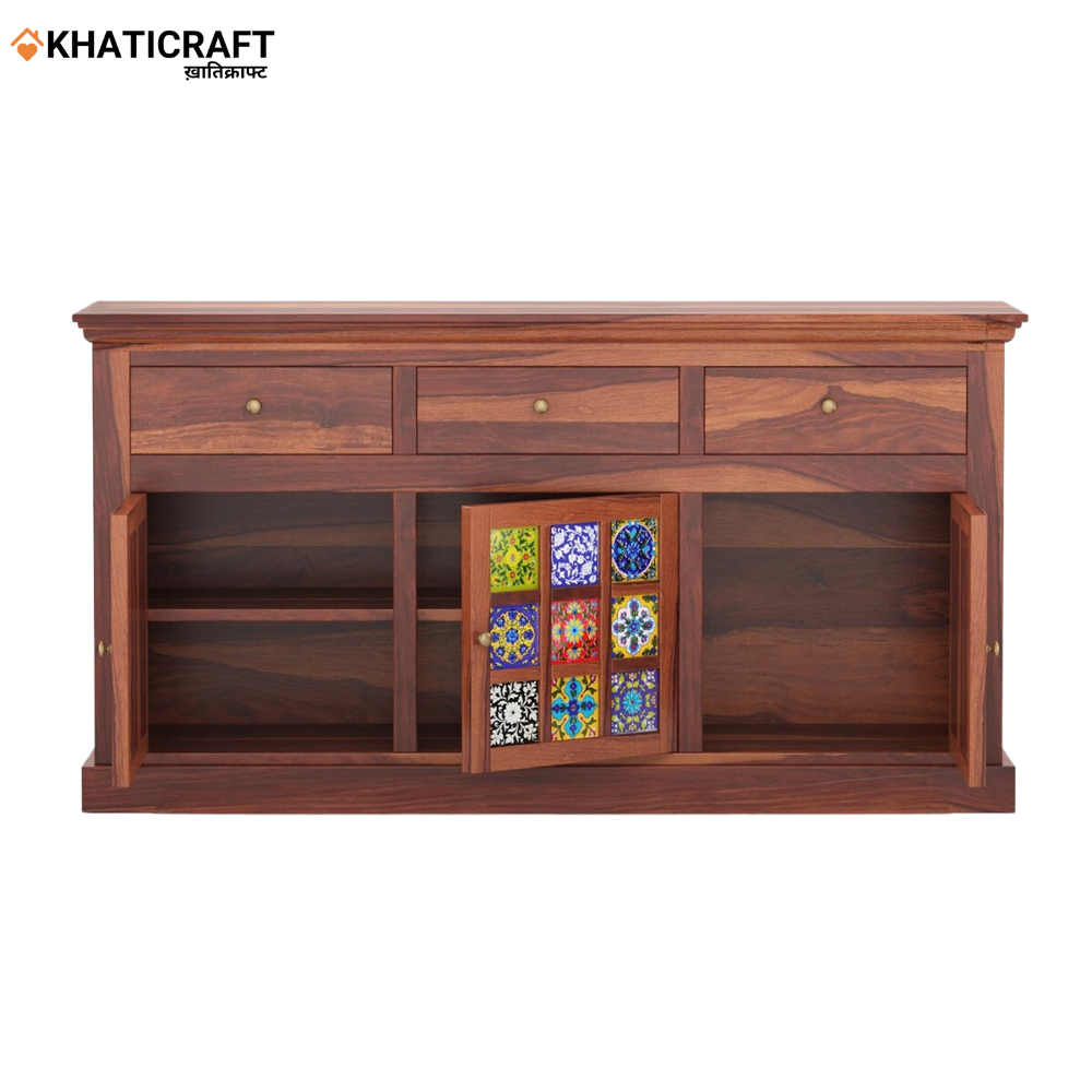 Chitra Solid Wood Sheesham Sideboard