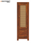 Hina Solid Wood Sheesham Bookshelf with Rattan