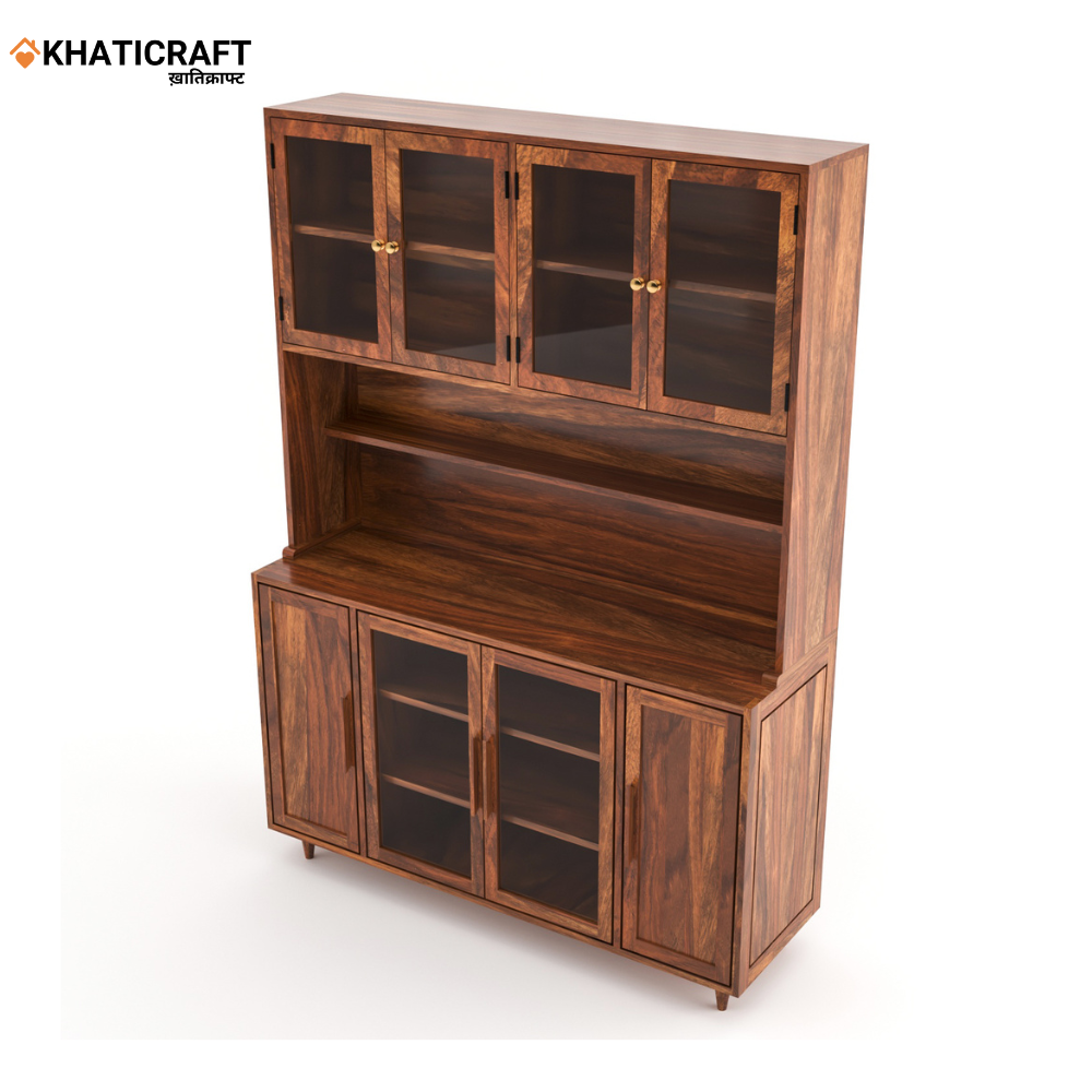 Naira Solid Wood Sheesham Crockery Unit