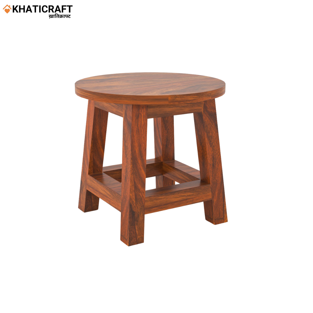 Chaita Solid Wood Sheesham Stool