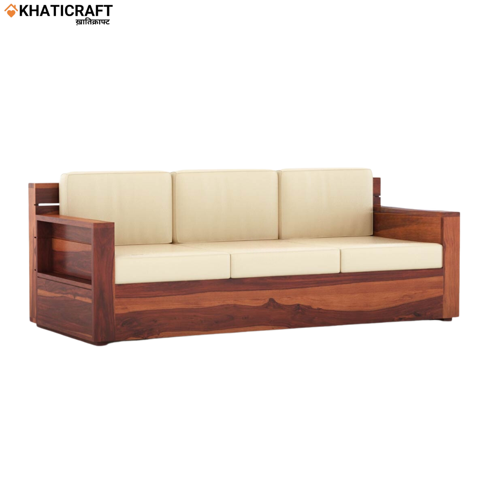 Tadoba Solid Wood Sheesham 5 Seater Sofa
