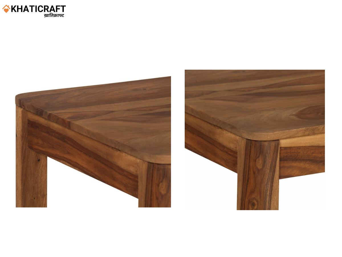 Rami Ulka Solid Wood Sheesham 4 Seater Dining Set