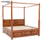 Stupa Solid Wood Sheesham Poster Bed