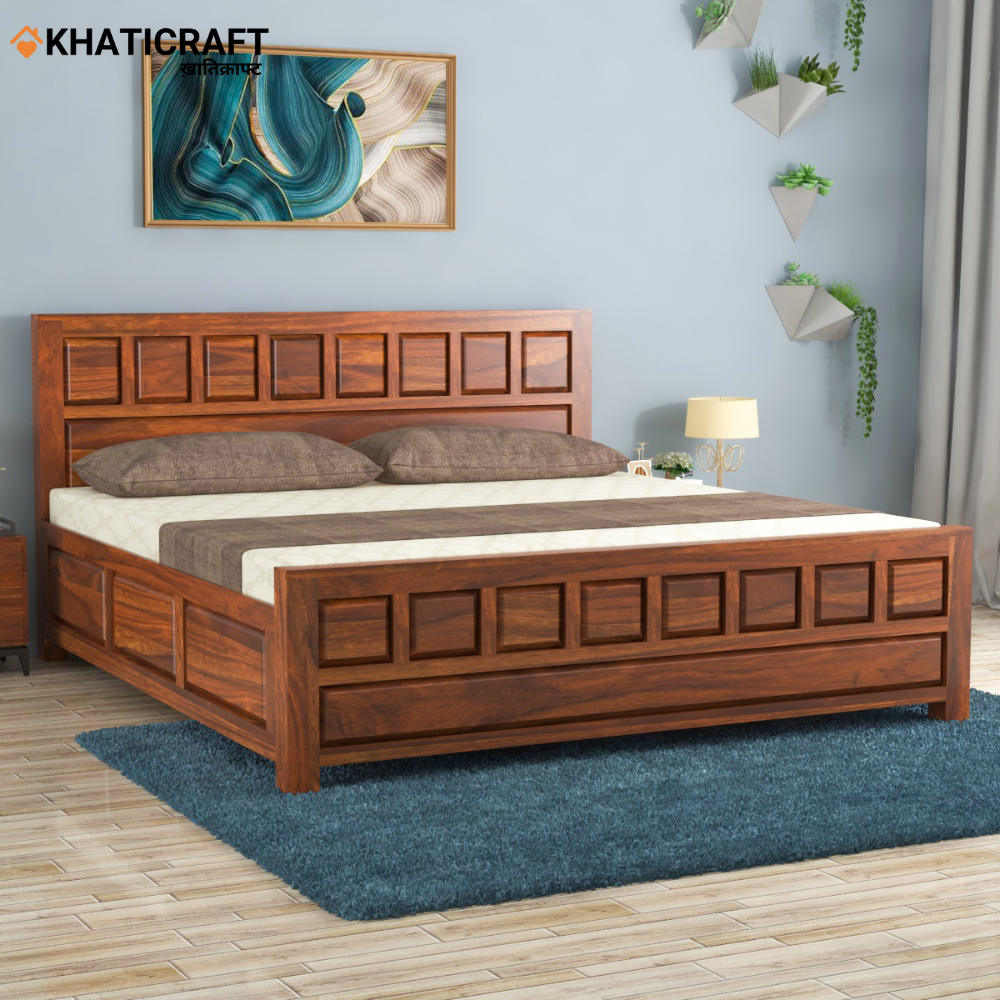 Nitya Solid Wood Sheesham Bed