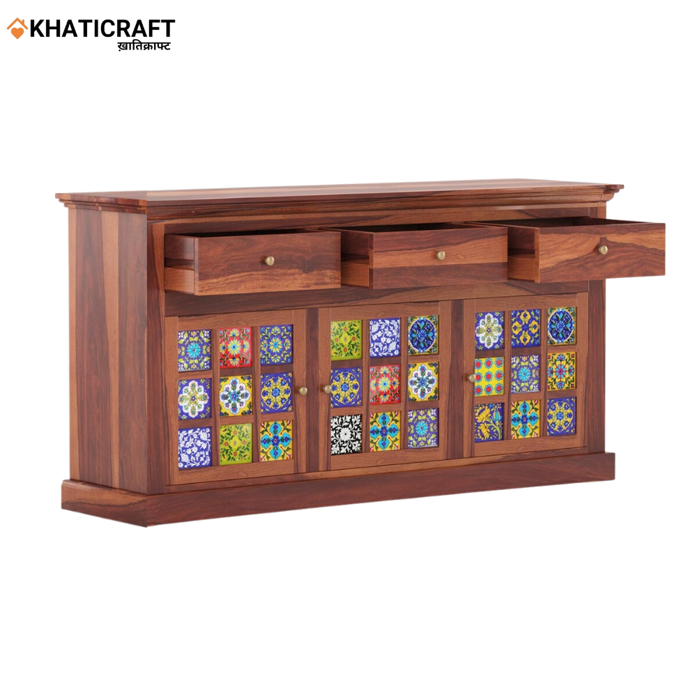 Chitra Solid Wood Sheesham Sideboard