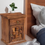 Niwar Solid Wood Sheesham Bedside Table