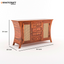 Kian Solid Wood Sheesham Sideboard with Rattan