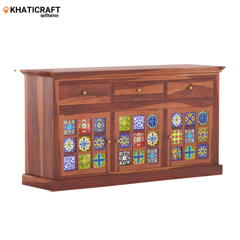 Chitra Solid Wood Sheesham Sideboard