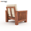 Dhara Solid Wood Sheesham 5 Seater Sofa