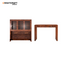 Arya-2 Solid Wood Sheesham Study Table With Mount Bookshelf