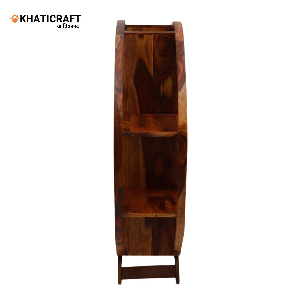 Chakra Solid Wood Sheesham Bookshelf