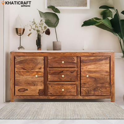 Hina Solid Wood Sheesham Sideboard