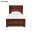 Hina Solid Wood Sheesham  Single Bed