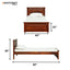 Kuber Solid Wood Sheesham Single Bed