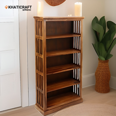 Kuber Solid Wood Sheesham Bookshelf