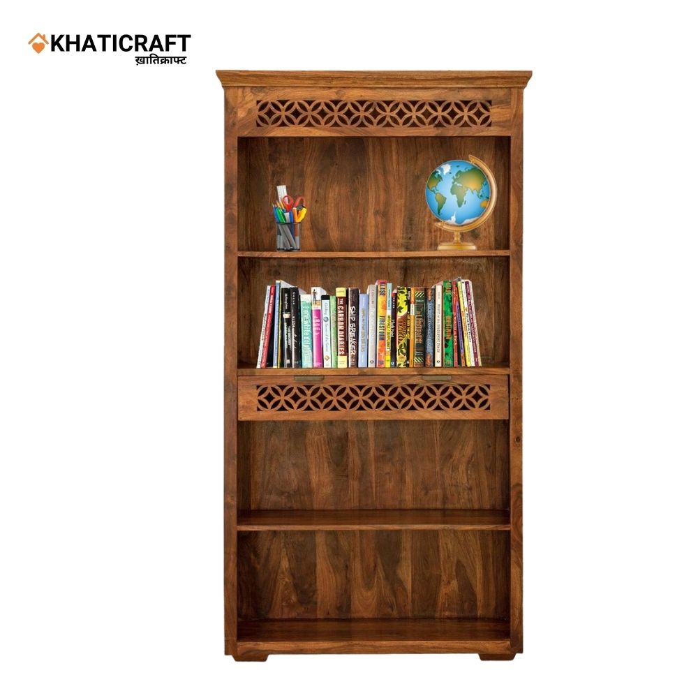 Mira Solid Wood Sheesham Bookshelf