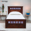 Neel Solid Wood Sheesham  Single Bed