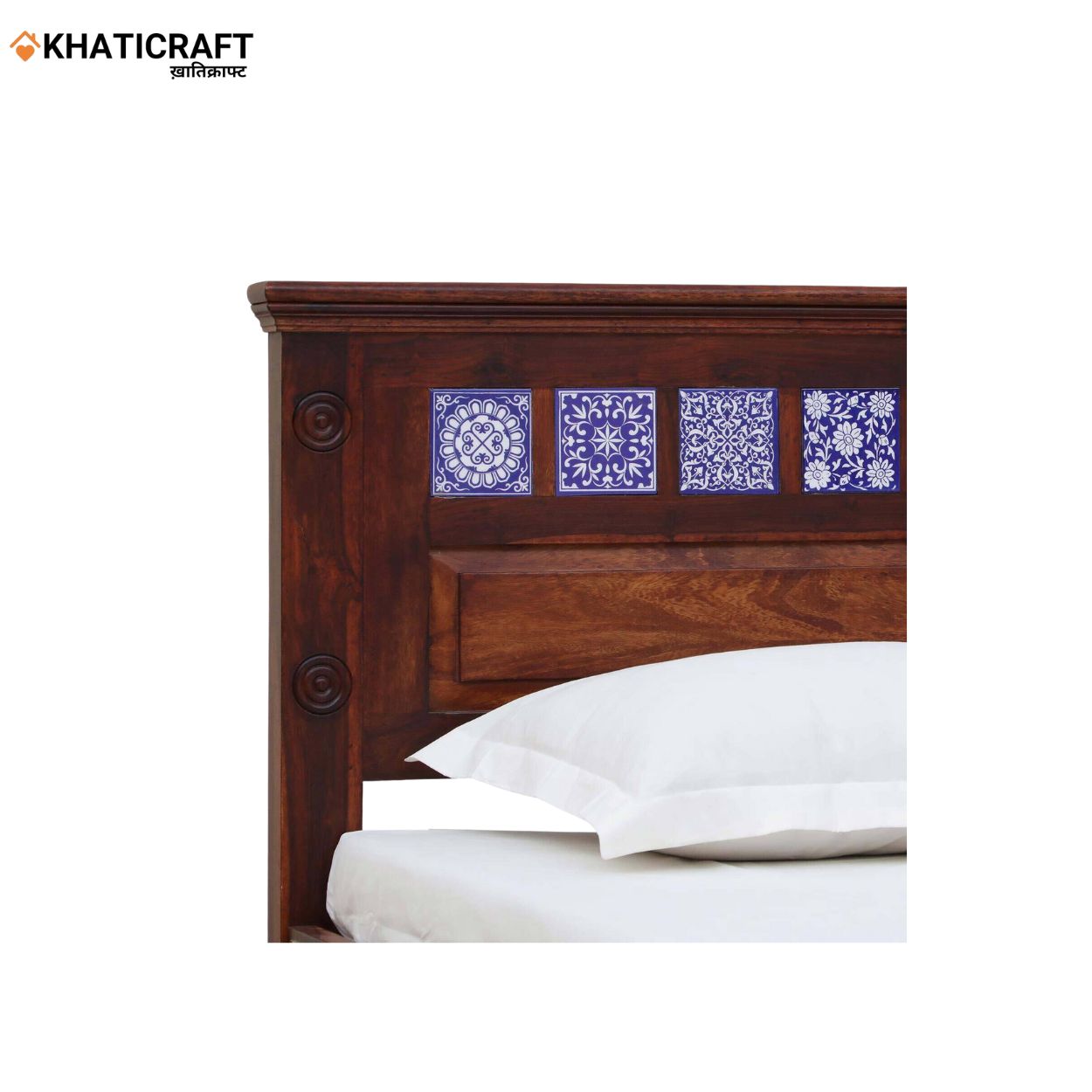 Neel Solid Wood Sheesham  Single Bed