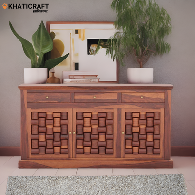 Niwar Solid Wood Sheesham Sideboard