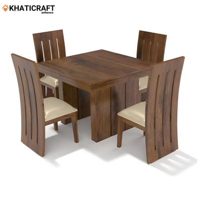 Hola Solid Wood Sheesham 4 Seater Dining Set