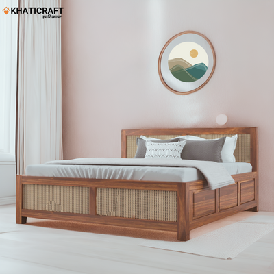 Rukm Solid Wood Sheesham Bed