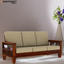 Hansa Solid Wood Sheesham 3 Seater Sofa