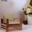 Vitra Solid Wood Sheesham 1 Seater Sofa